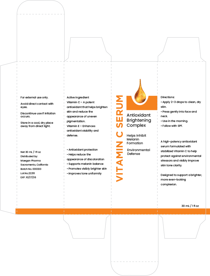 serum vitamin packaging box